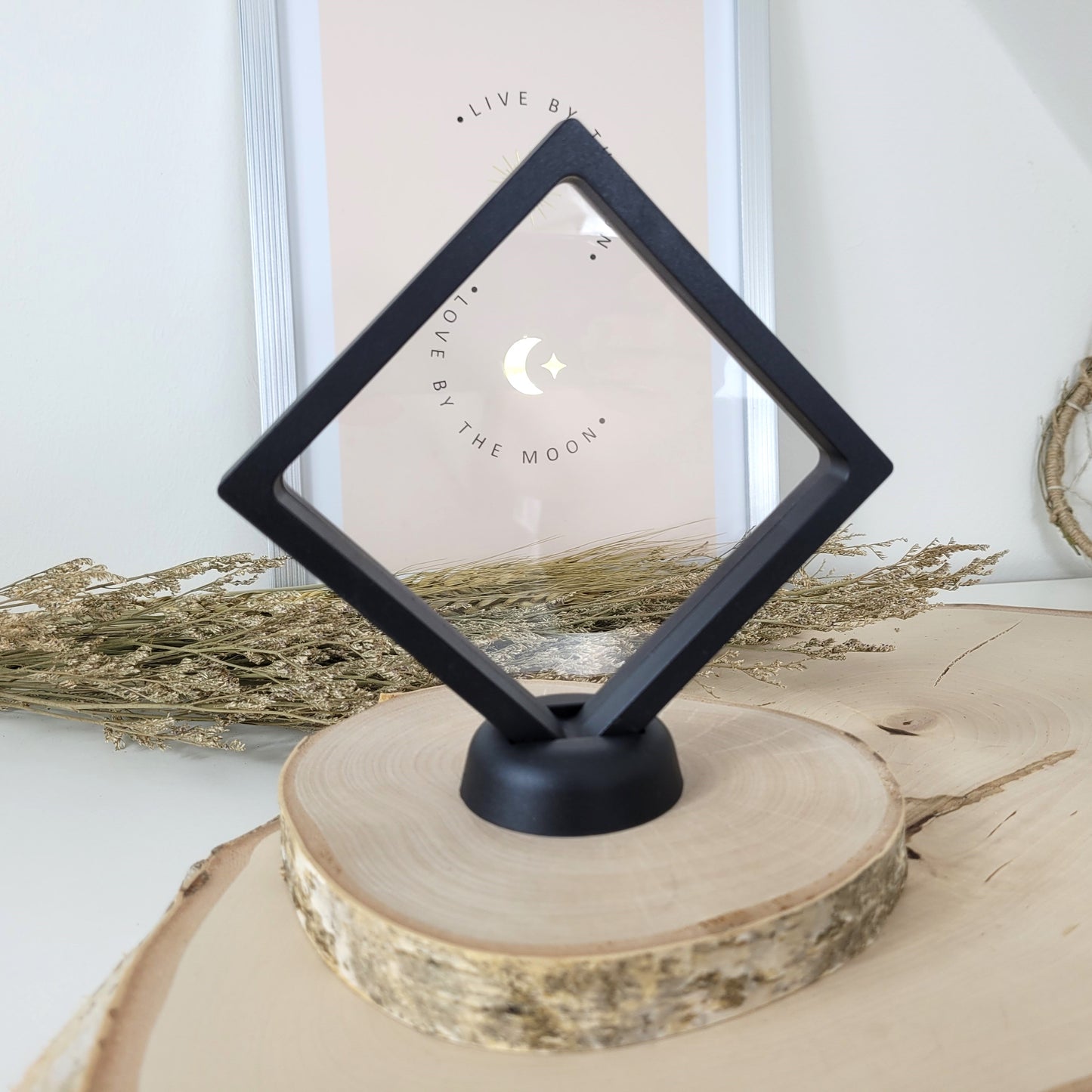 Schweberahmen 11x11cm mit Standfuss