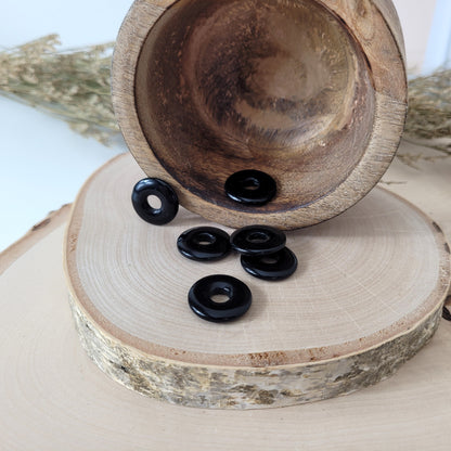 Obsidian Donut 1,9cm