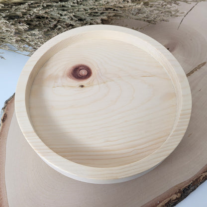 Zirbenholz Schale rund Durchmesser 17 cm