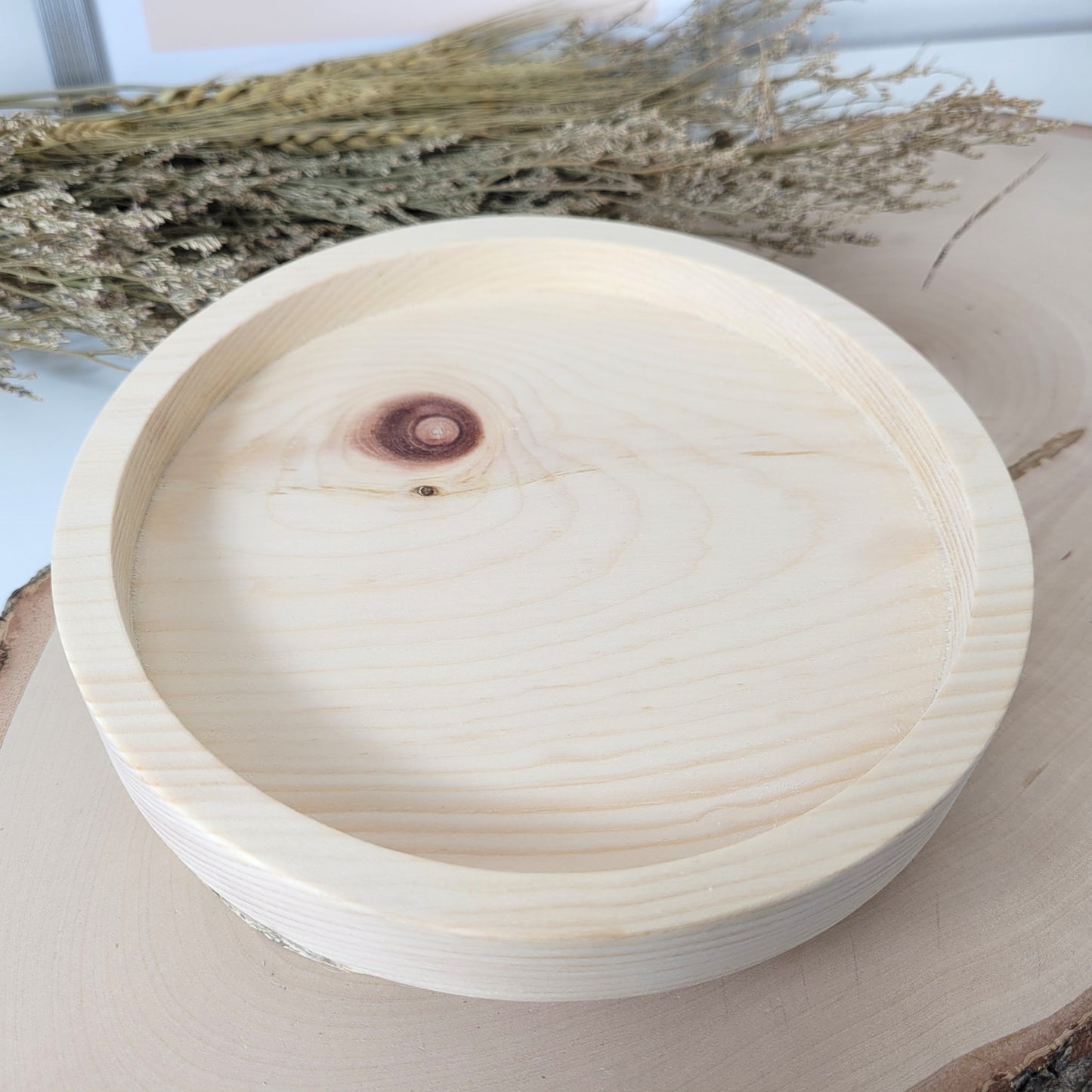 Zirbenholz Schale rund Durchmesser 17 cm