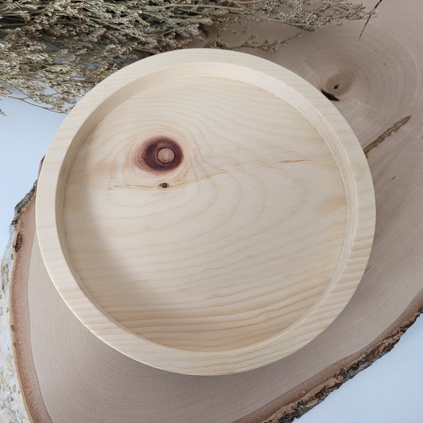 Zirbenholz Schale rund Durchmesser 17 cm