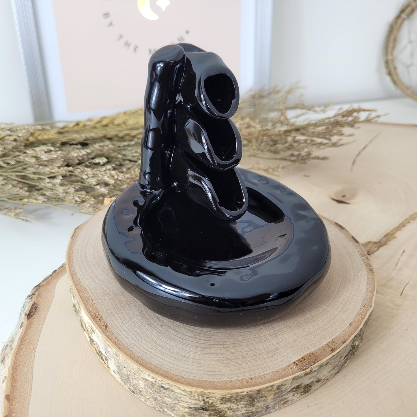 Backflow Kegelhalter Wasserfall, Keramik, glasiert