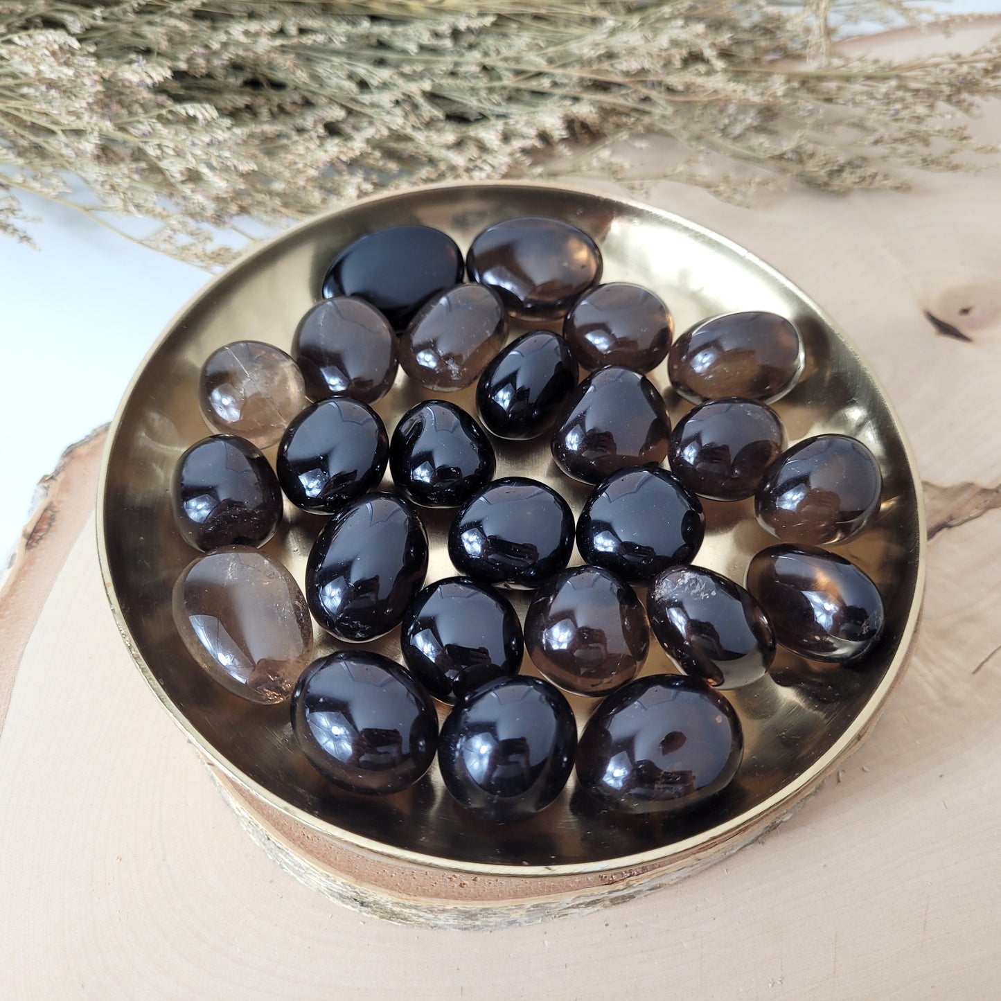 Rauchquarz Extra-Qualität Trommelstein