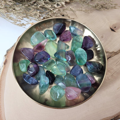 Fluorit Trommelstein