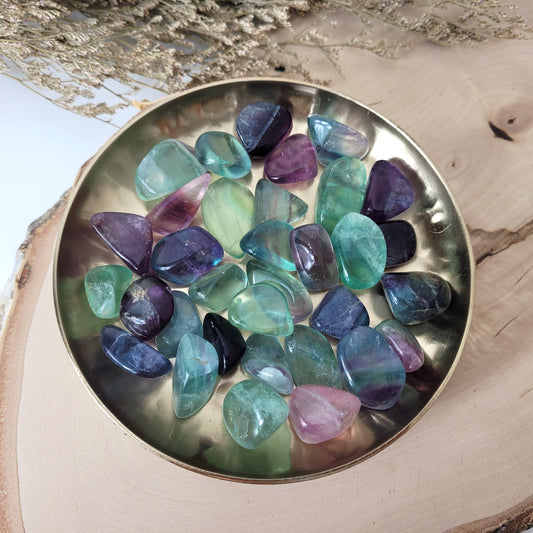 Fluorit Trommelstein