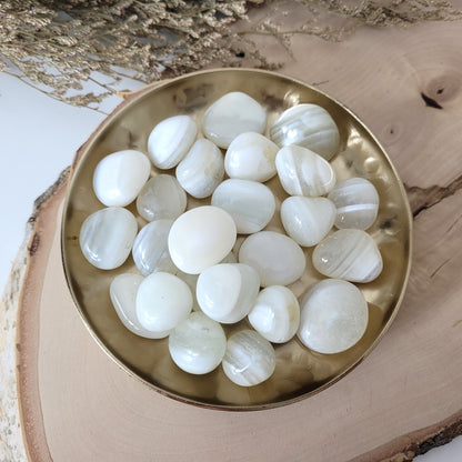 Friedensachat Trommelstein