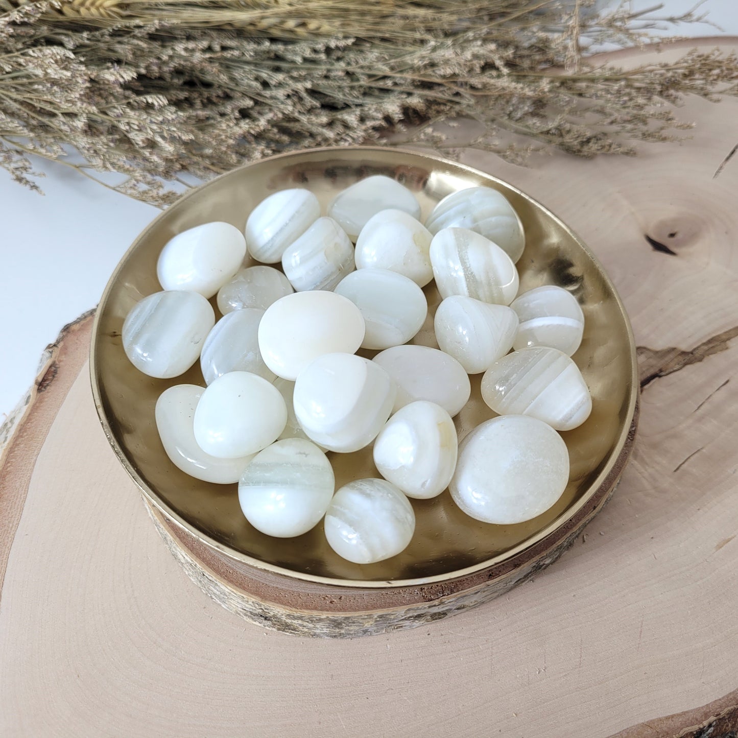 Friedensachat Trommelstein