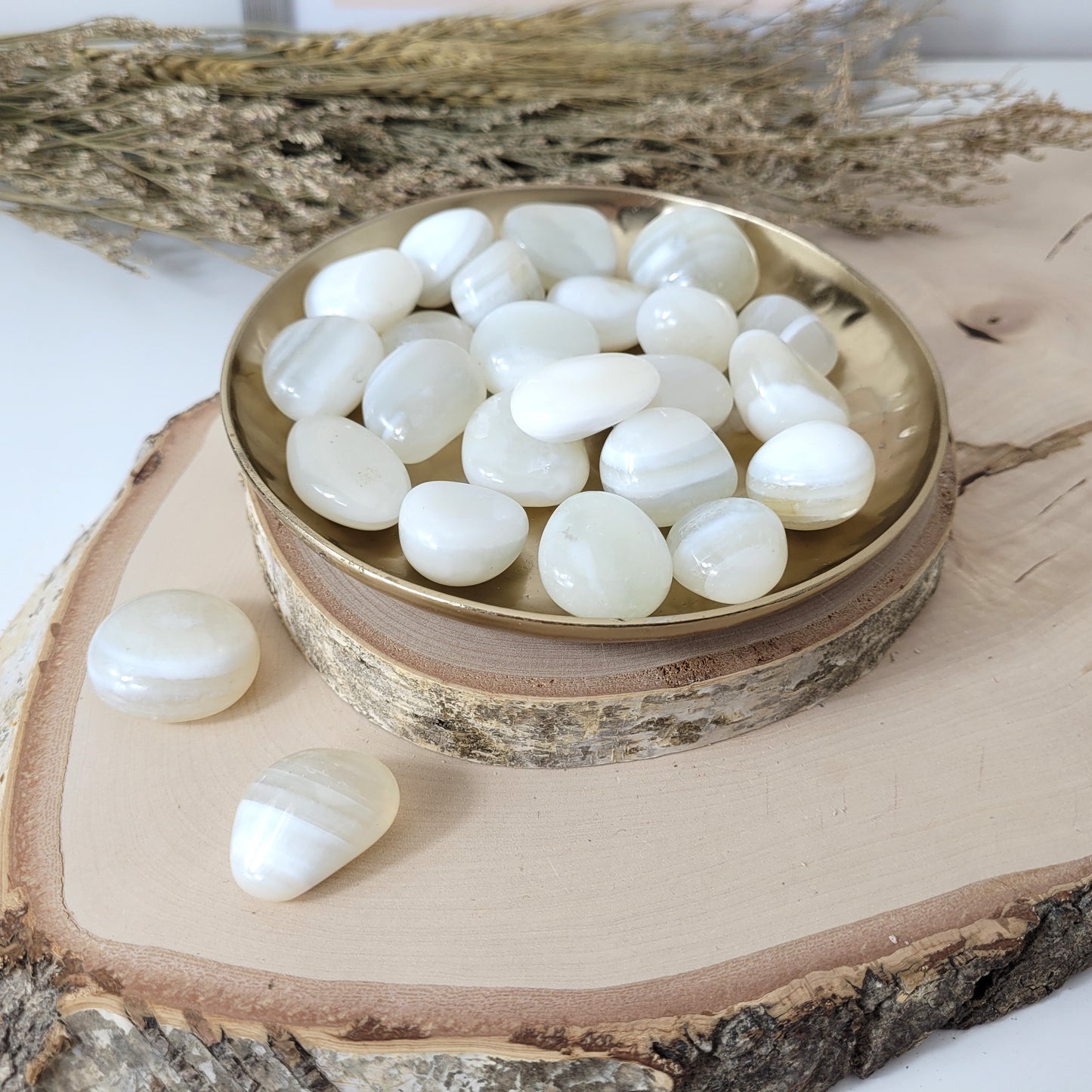 Friedensachat Trommelstein