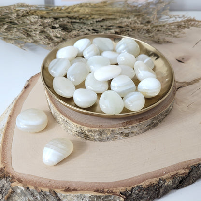 Friedensachat Trommelstein