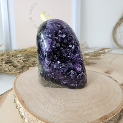 Amethyst Kristalldruse 8,8 x 6,5cm, 512g