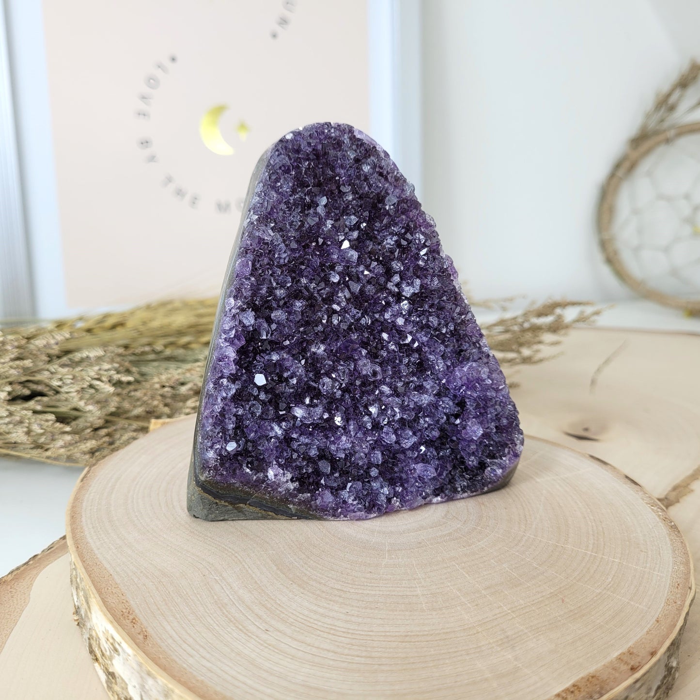 Amethyst Kristalldruse 9,3 x 8,8cm, 498g