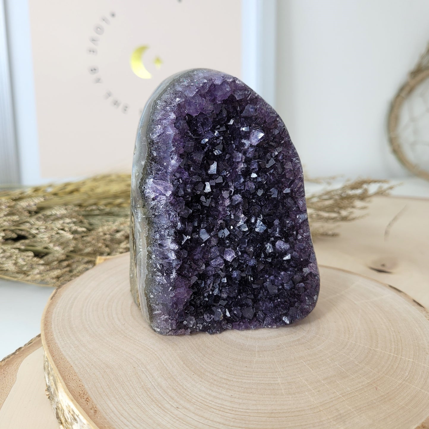 Amethyst Kristalldruse 9,1 x 6,4cm, 494g