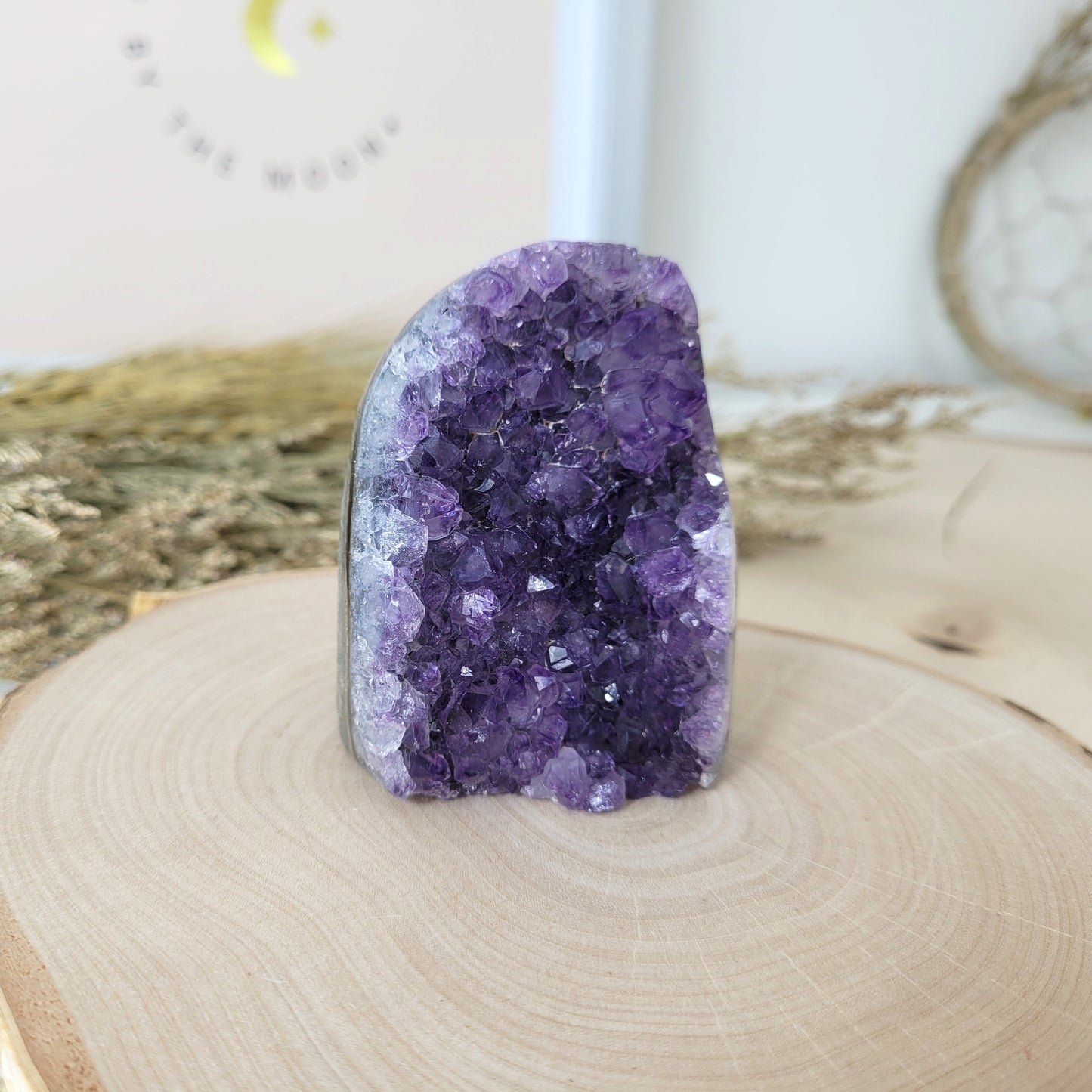 Amethyst Kristalldruse 6,4 x 5,1cm, 194g