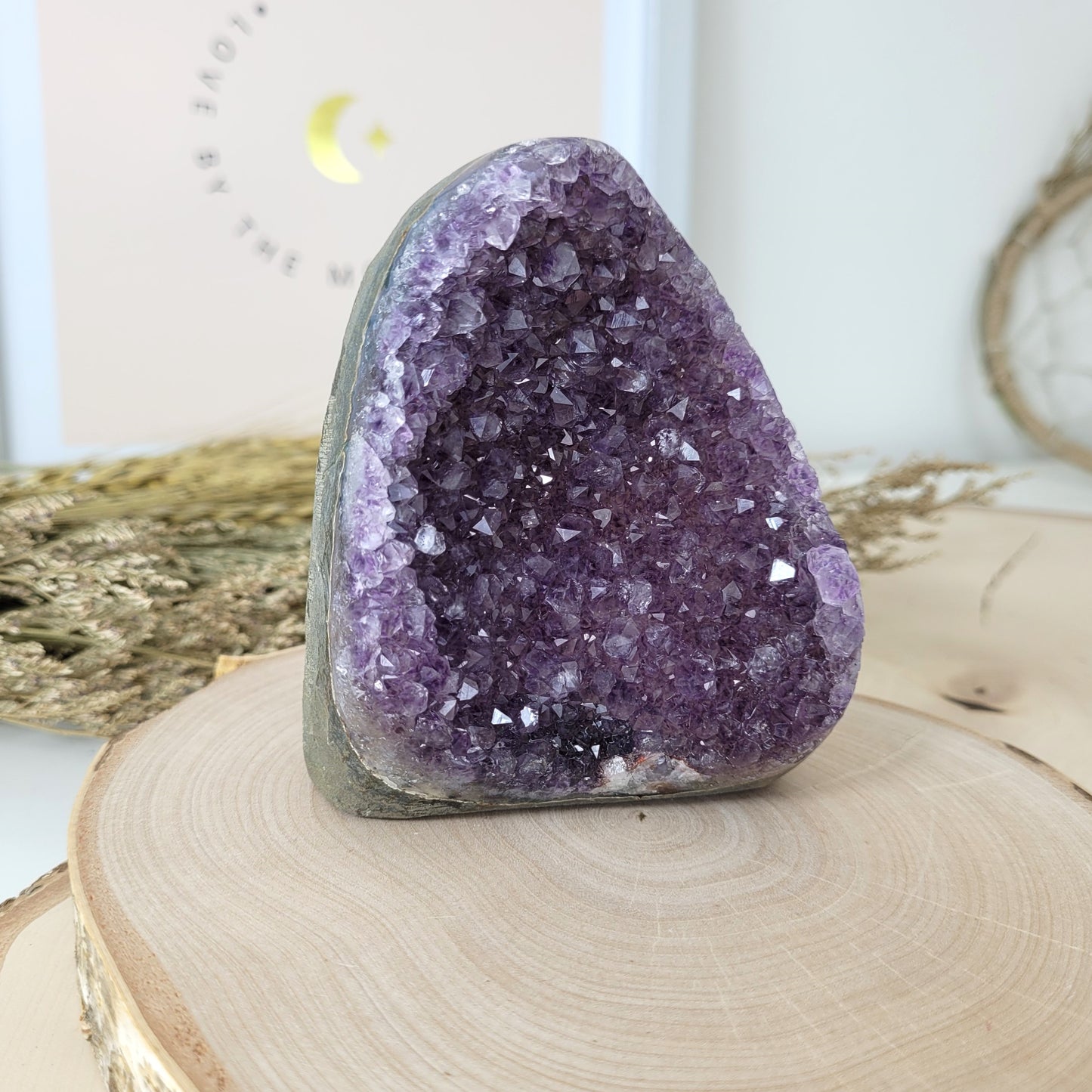 Amethyst Kristalldruse 9,2 x 7,5cm, 459g