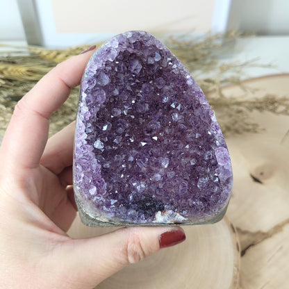 Amethyst Kristalldruse 9,2 x 7,5cm, 459g