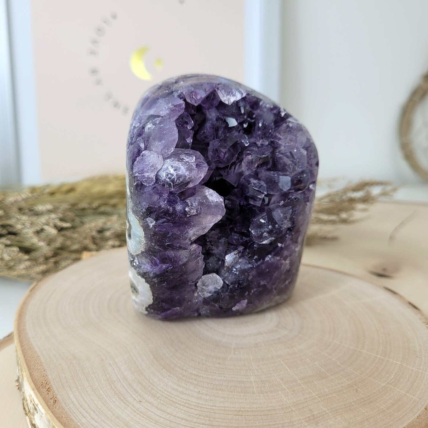 Amethyst Kristalldruse 8,6 x 7cm, 547g