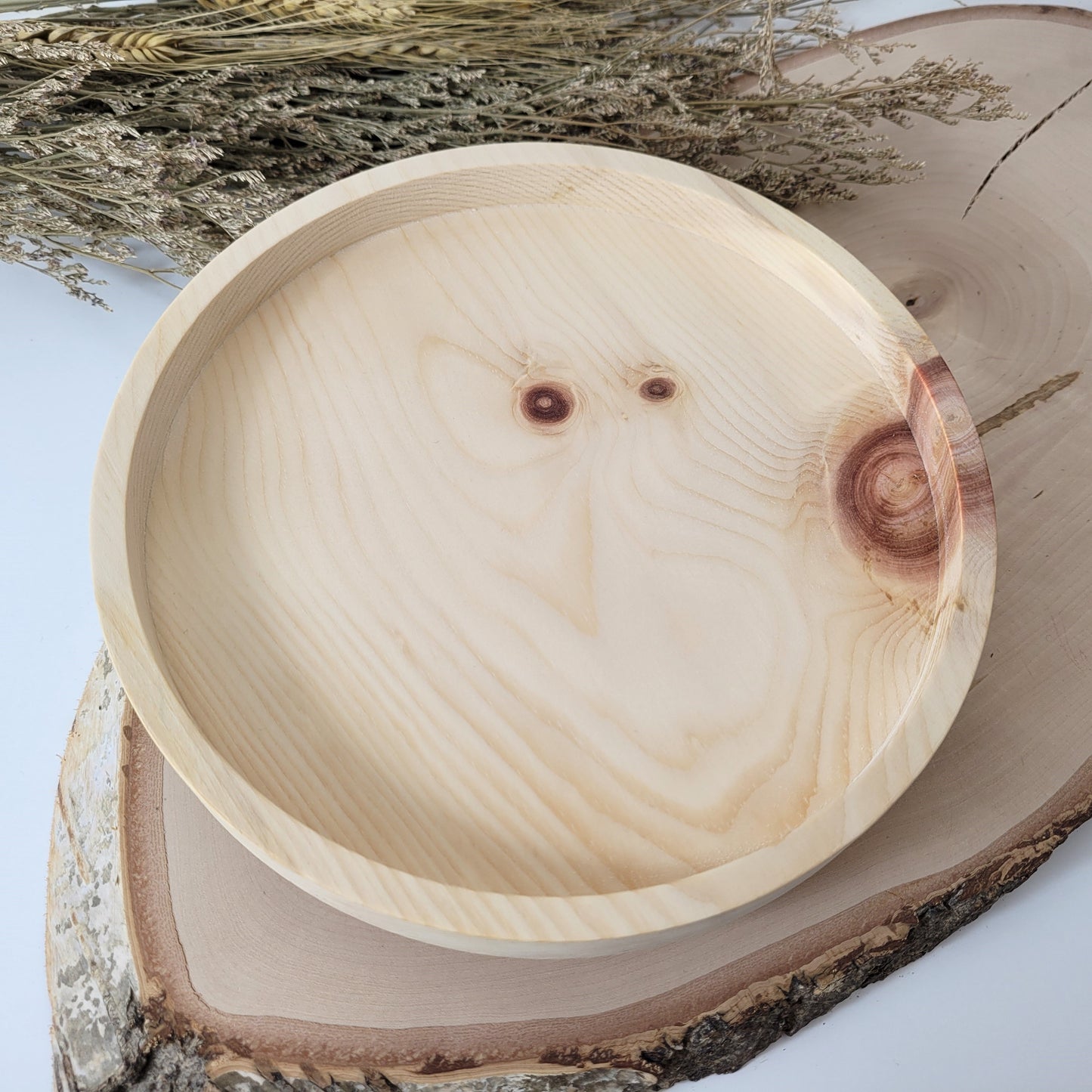 Zirbenholz Schale rund Durchmesser 20cm