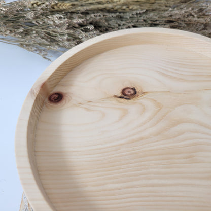 Zirbenholz Schale rund Durchmesser 20cm