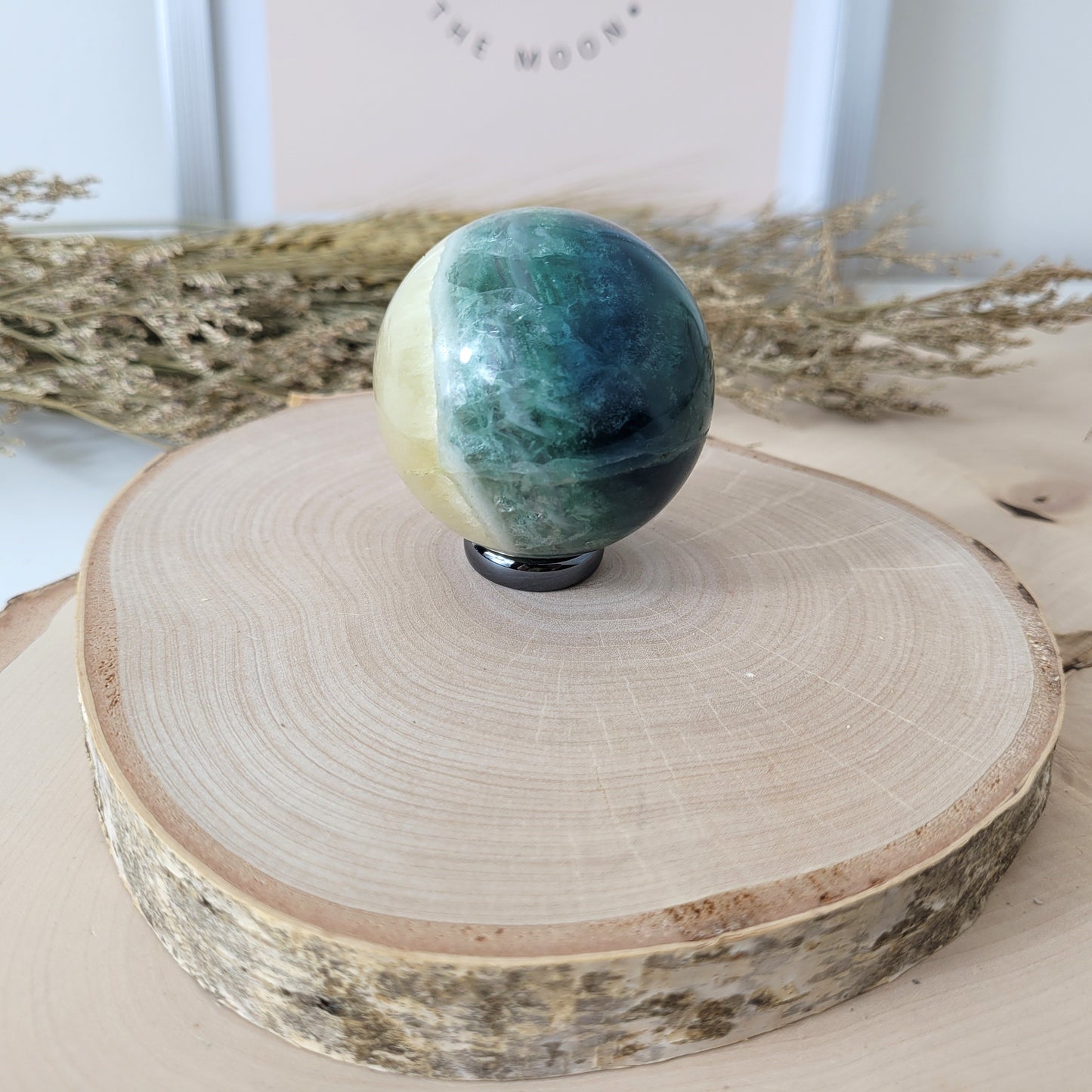 Fluorit Kugel 4,9 cm Durchmesser, 220g