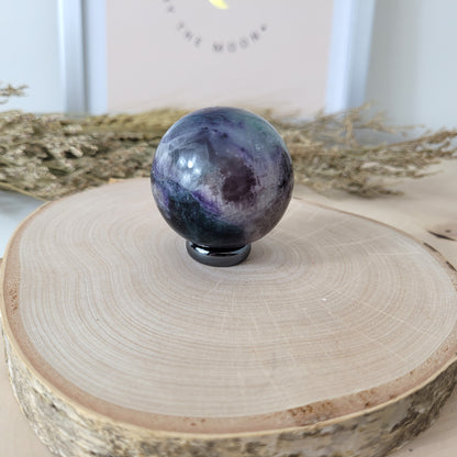 Fluorit Kugel 4,4 cm Durchmesser, 149g