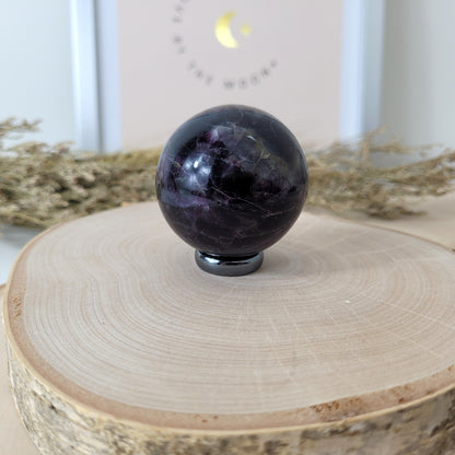 Fluorit Kugel 4,5 cm Durchmesser, 159g