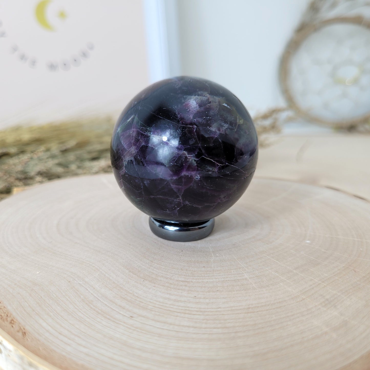 Fluorit Kugel 4,5 cm Durchmesser, 159g