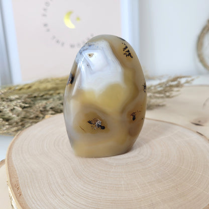 Dendriten Achat Freiform 7,8 x 5,6 cm