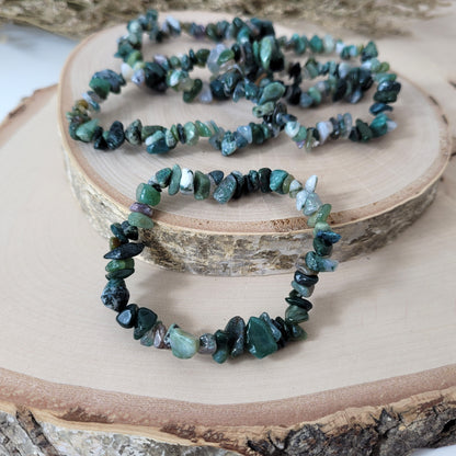 Splitterarmband Moosachat