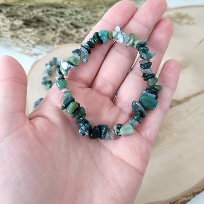 Splitterarmband Moosachat