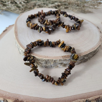 Splitterarmband Tigerauge