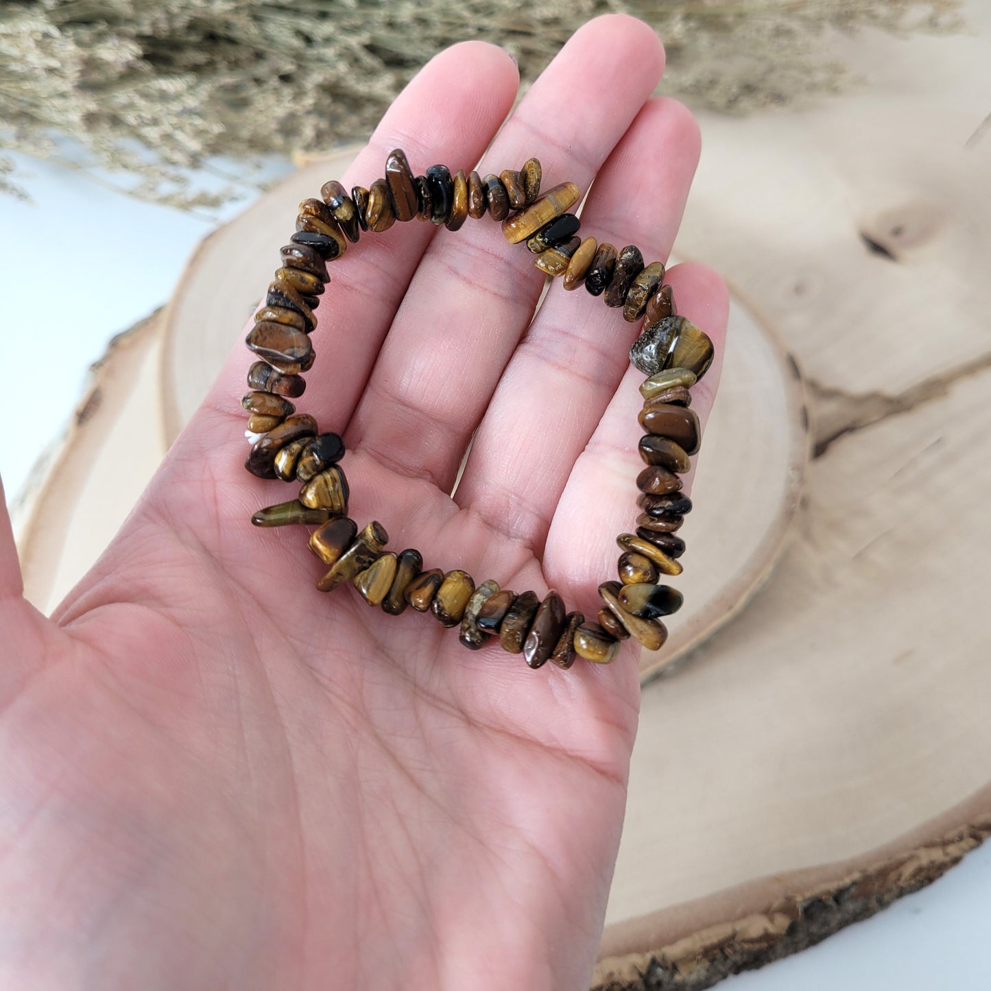 Splitterarmband Tigerauge