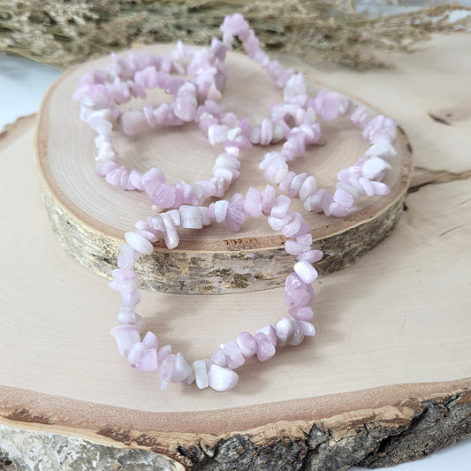 Splitterarmband Kunzit