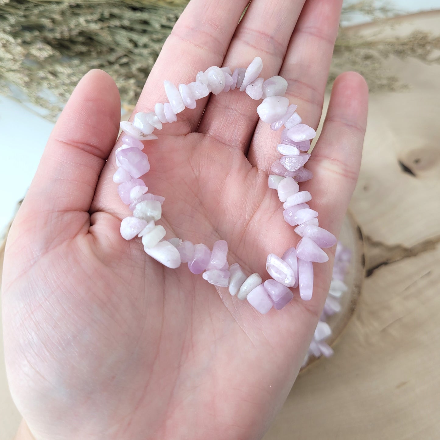 Splitterarmband Kunzit