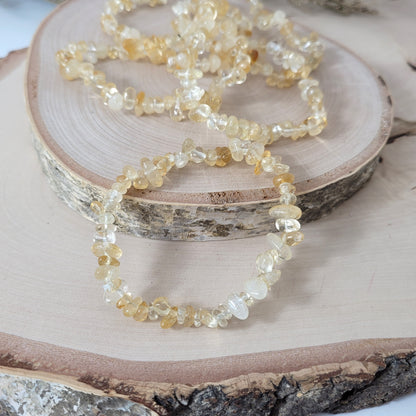 Splitterarmband Citrin