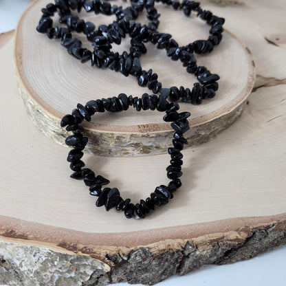 Splitterarmband Regenbogenobsidian