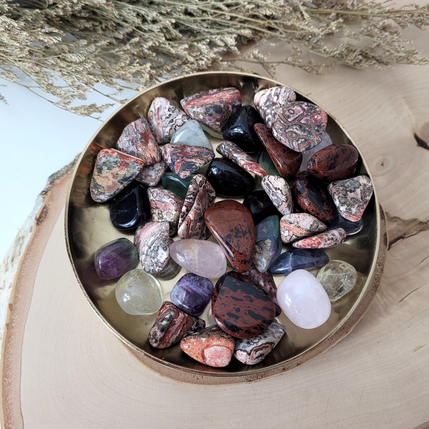 Set Trommelsteine 47 Stück B-Ware