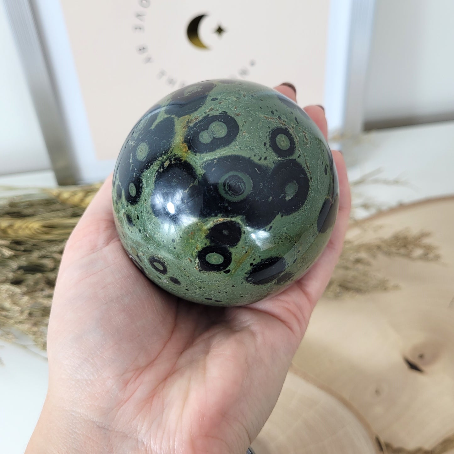 Eldarit Kugel 7,3 cm Durchmesser, 571g