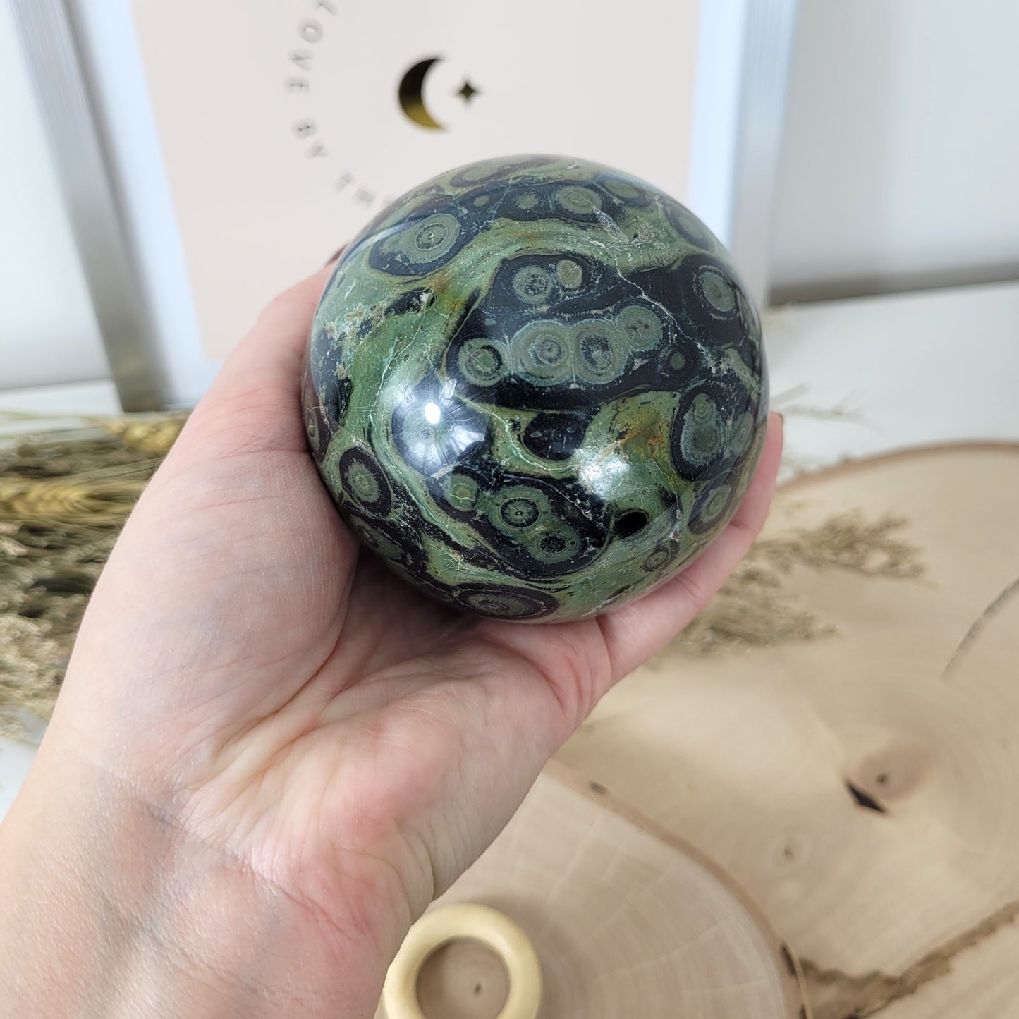 Eldarit Kugel 7,5 cm Durchmesser, 627g