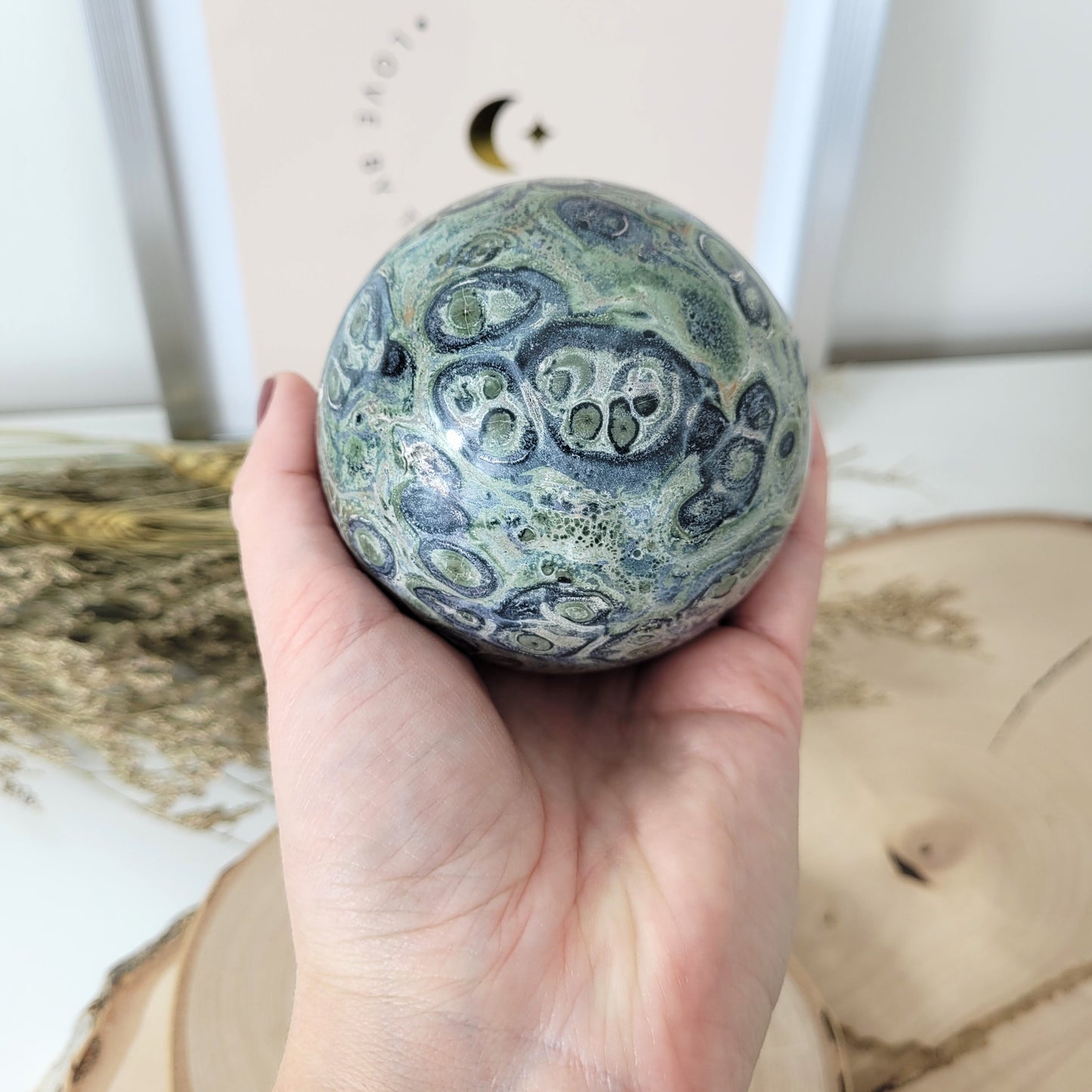 Eldarit Kugel 7,7 cm Durchmesser, 640g