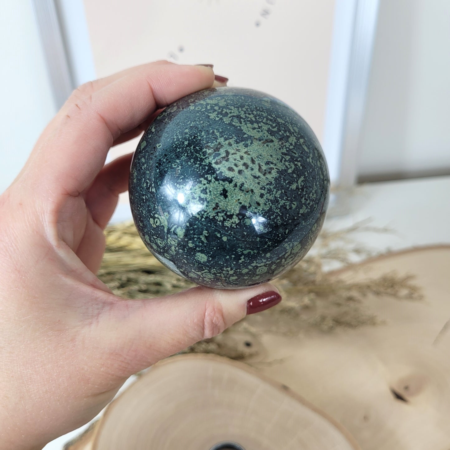 Eldarit Kugel 6,6 cm Durchmesser, 437g