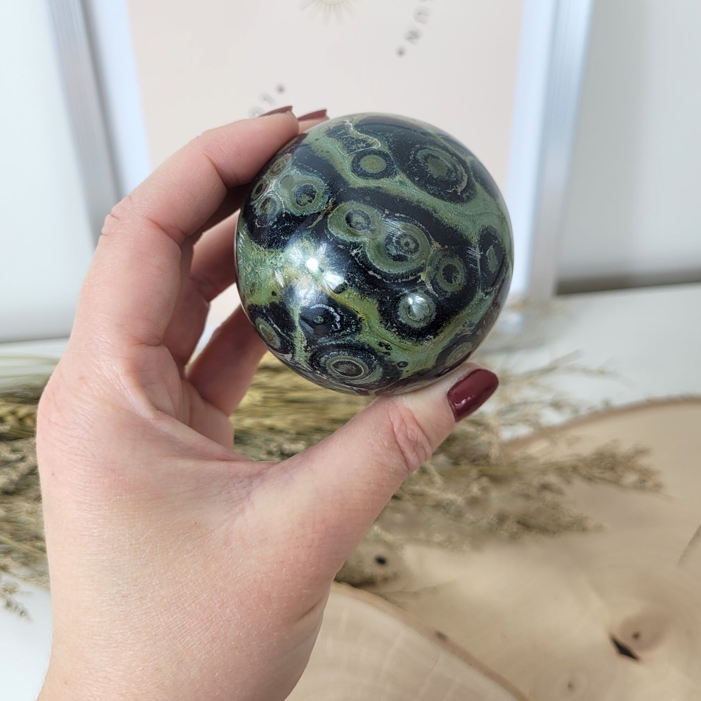 Eldarit Kugel 6,1 cm Durchmesser, 344g