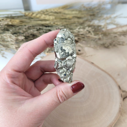 Pyrit Kristallstufe 5,3 x 3,2 cm