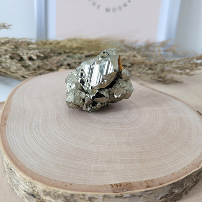 Pyrit Kristallstufe 5 x 3,3 cm