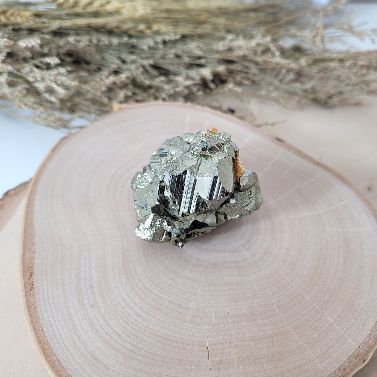 Pyrit Kristallstufe 5 x 3,3 cm