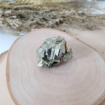 Pyrit Kristallstufe 5 x 3,3 cm