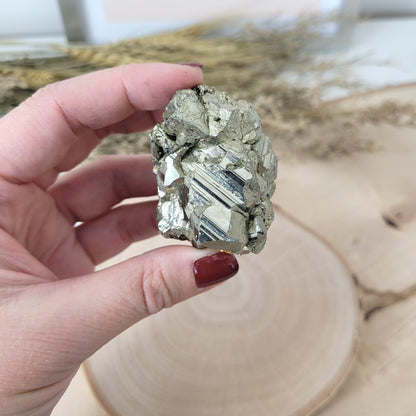 Pyrit Kristallstufe 5 x 3,3 cm