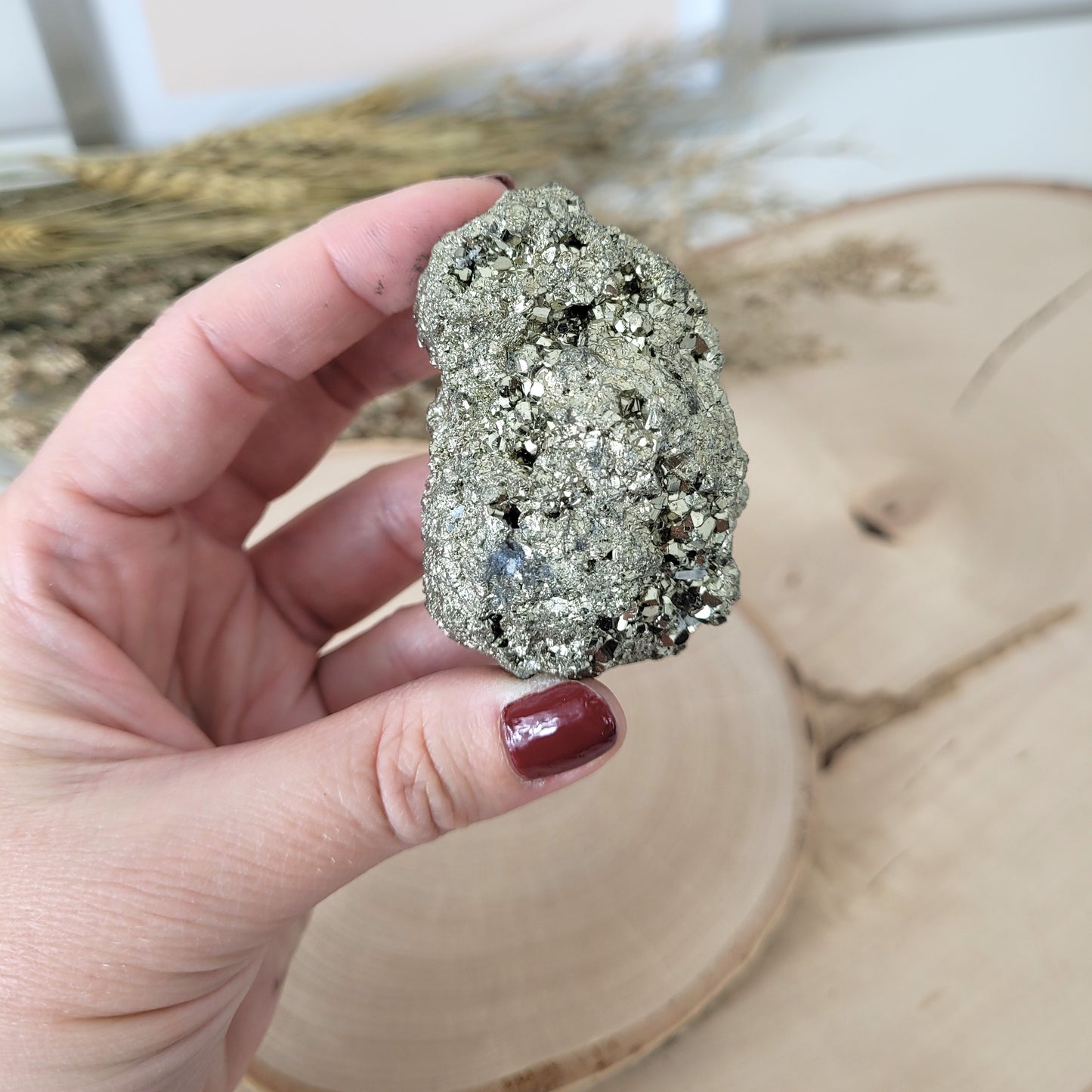 Pyrit Kristallstufe 5,6 x 3,4 cm