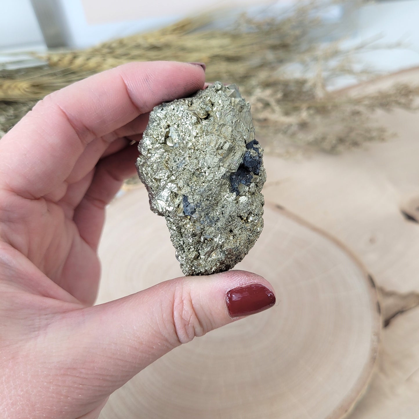 Pyrit Kristallstufe 5,6 x 3,6 cm