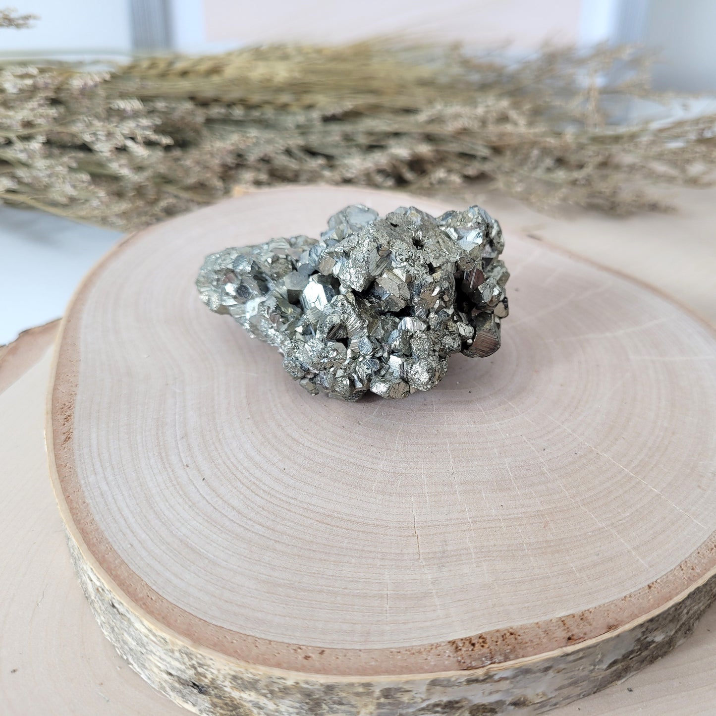 Pyrit Kristallstufe 6,1 x 4,2 cm