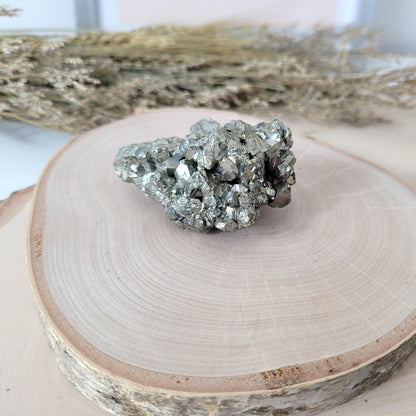 Pyrit Kristallstufe 6,1 x 4,2 cm